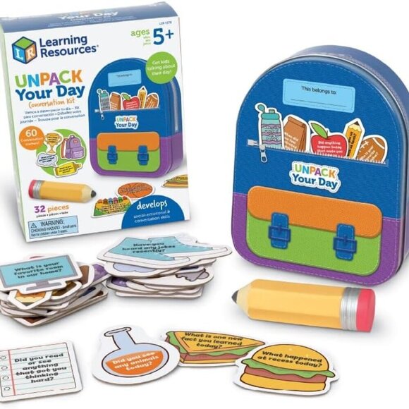 Learning Resources Unpack Your Day Conversation Kit - Social Emotional Learning - Picture 1 of 6